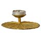 Dhokra Lotus Leaf Candle Stand