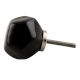Solid Black Octagon Ceramic Knobs Online