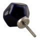 Solid Navy Blue Octagon Ceramic Knobs Online