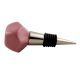 Solid Pink Octagon Ceramic Wine Stopper Online