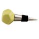 Solid Yellow Octagon Ceramic Wine Stopper Online
