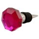 Queen Pink Flat Octagon Dresser Glass Wine Stopper Online