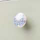 Turquoise Ceramic Floral Cabinet Knob Online