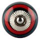 Forest Green And Red Strip Ceramic Cabinet Knobs Online