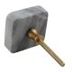 Grey Stone Square Cabinet Knobs Online