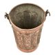 Handmade India-Inspired Copper Bucket With Handle