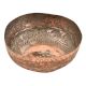 Etched Hand Egraved Floral Design Copper Bowl