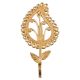 Tribal Brass Parsely Ornate Design Wall Hook 