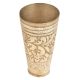 Leaves Engraved Border Design Brass North Indian Glass