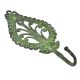 Tribal Brass Parsely Ornate Design Wall Hook With Patina