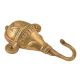 Tribal Brass Elephant Head Design Hooks