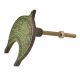 Traditional Handmade Brass Tribal knob Pull With Patina