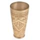 Indian Vintage Design Carving Brass Lassi Glass