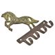 Vintage Retro Forest Horse Solid Brass Animal Wall Hook