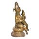 Brass Laxmi Narsimha Statue With Laxmi On His Lap