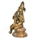 Brass Laxmi Narsimha Statue With Laxmi On His Lap