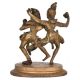 Brass Dancing Radha Krishna Statue