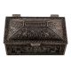 Metal Floral Square Small Storage Box