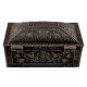 Metal Floral Square Small Storage Box