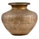 Hindu Ritual Engraved Design With Borders Water Pot