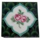 Cherry Rose Flower Tile