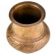 Indian Traditional Hand Carved Design Brass Water Pot Lota