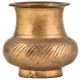 Indian Traditional Hand Carved Design Brass Water Pot Lota