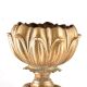Brass vintage Floral Planter On Pedestal