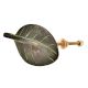 Brass Handmade Leaf Shaped Knob With Green Patina