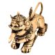 Handmade BrassÂ Foo Dogs  Armored Lion Temple Guardian Statue