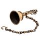 Traditional Brass Temple Bell With Lord Buddha Statue With Chain