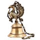 Traditional Brass Peacock Temple Hanging Bell