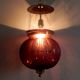 Dark Purple Melon Lamp