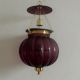 Dark Purple Melon Lamp