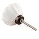Grey Solid Gold Line Ceramic Dresser Knob