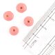 Pink Loose Glass Seed Beads Used for Jewellery Making (Pack Of 12)