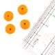 Marigold Loose Glass Seed Beads Used for Jewellery Making (Pack Of 12)