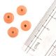 Peach Loose Glass Seed Beads Used for Jewellery Making (Pack Of 12)