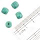Light Blue Barrel Shaped Spacer Loose Beads For Making Jewelry (Pack Of 12)