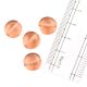 Peach Loose Flat Glass Seed Beads For Making Jewelry