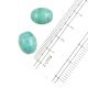 Light Blue Loose Glass Beads For Jewelry Making And Home Decoration