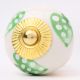 Pea Green Heart Knob