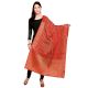 Red Banarasi Art Silk Dupatta