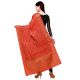 Red Banarasi Art Silk Dupatta