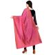 Hot Pink Banarsi Art Silk Dupatta