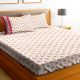 Chic Home Premium Cotton Printed Double Bed Sheet with 2 Pillow Covers:
