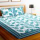 Chic Home Premium Cotton Printed Double Bed Sheet with 2 Pillow Covers: