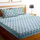 Chic Home Premium Cotton Printed Double Bed Sheet with 2 Pillow Covers: