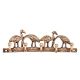 Brass Wall Hooks Hanger Birds On Tree Branch With 5 Hooks
