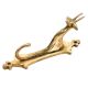Hand Made Giraffe Single Wall Hook Hanger Brass Animal Shaped Hook